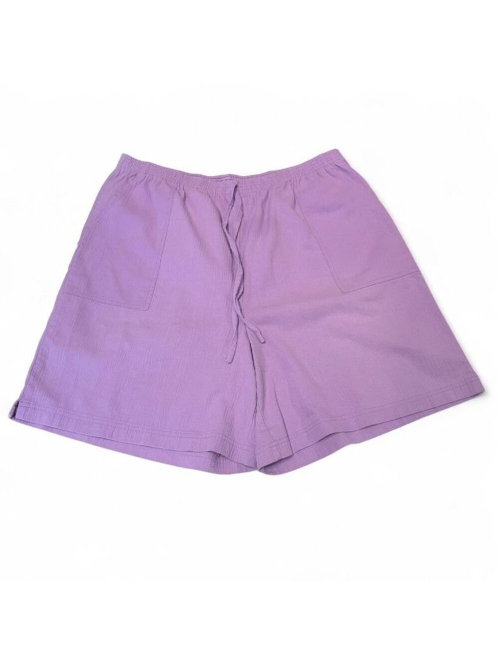 Vintage 90's Bocabay Wide Leg Shorts Women's 1X Purple Resortwear Summer Lounge